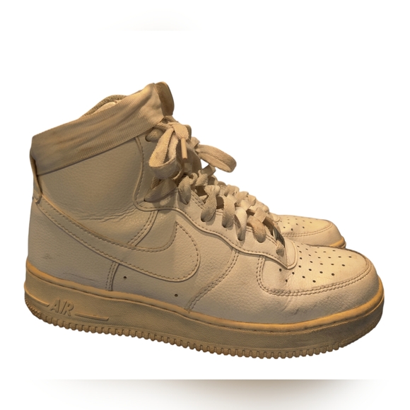 Nike Air Force One mid top basketball shoes men's size 8 - Picture 3 of 10